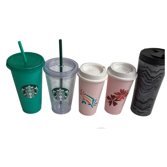 Starbucks Other - Starbucks Tumblers Bundle Set, Cold Cup, Travel Mug, Reusable, Coffee Lot of 5